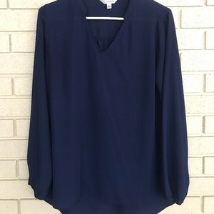 NWOT royal blue blouse